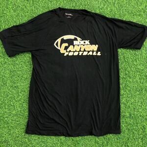 Black ‘Rock Canyon Football’ Graphic Tee